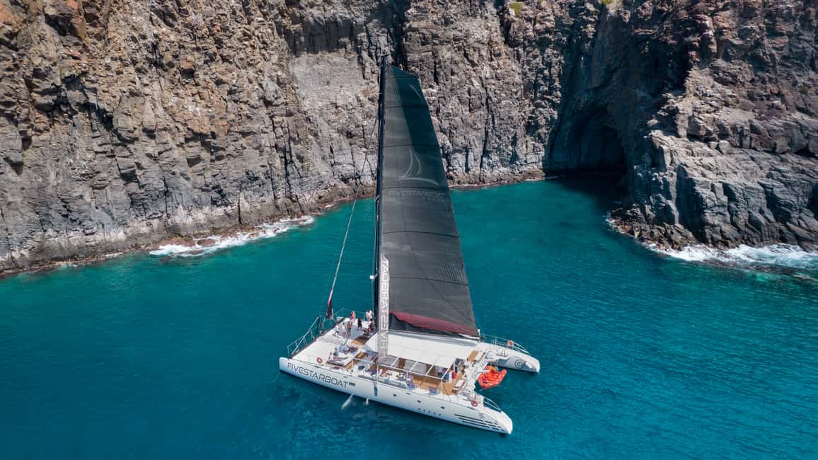 image n.1 of Tenerife: Catamaran Cruise with Brunch and Unlimited Drinks activity in Los Cristianos, uploaded by supplier