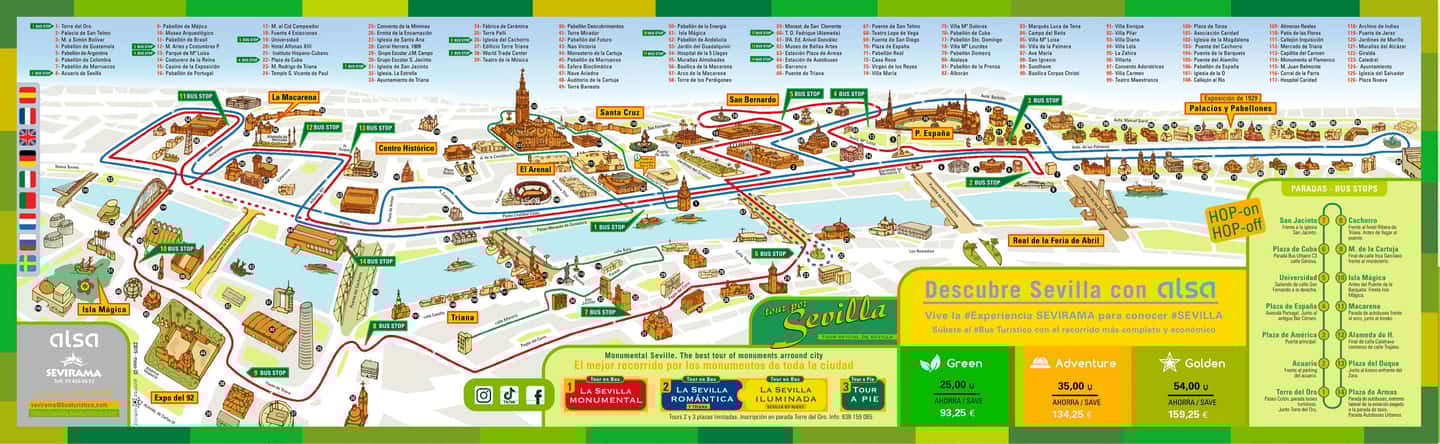 Bild Nr. 12 von Sevilla: Hop-On Hop-Off & Wanderungen, Kreuzfahrt & Flamenco Aktivität in Sevilla, hochgeladen vom Anbieter