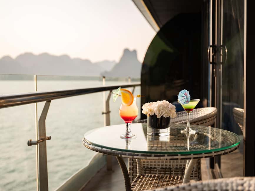 image n.11 of 2-Day or 3-Day: Halong&Lan Ha Bay Cruise 5* balcony, bathtub activity in Ha Long, uploaded by supplier