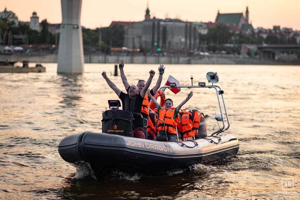 Immagine nº 5 di Varsavia: corsa adrenalinica sul fiume Vistola (Wisła) attività a Varsavia, caricata dal fornitore