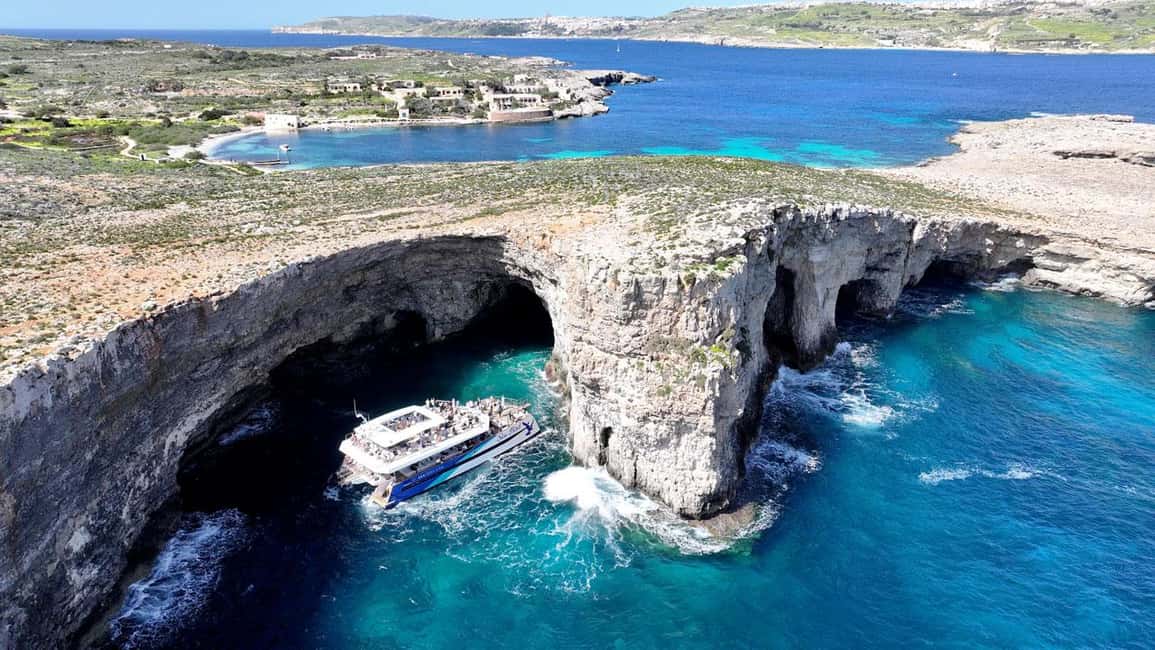 Image N°6 de Comino : visite du lagon bleu, du lagon cristallin et des grottes marines activité à Malte, publiée par le prestataire