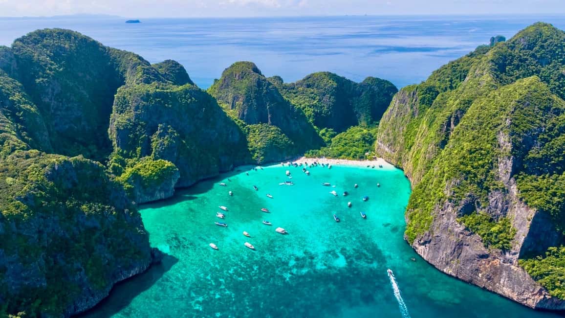 bilde nr.3 av Krabi: Phi Phi og 4 øyer solnedgangstur med hurtigbåt aktivitet i Thailandbukta, lastet opp av leverandør