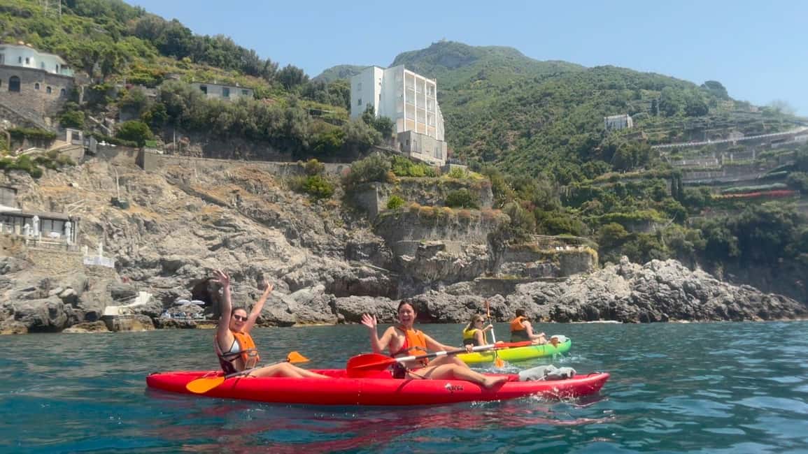 image n.6 of Amalfi: Kayak-Snorkel to Pandora Cave, Hidden Beach & Drinks activity in Ravello, uploaded by supplier