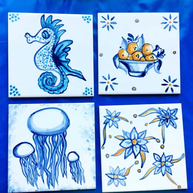 image n.6 of Tile painting workshop in the Algarve activity in Silves, uploaded by supplier