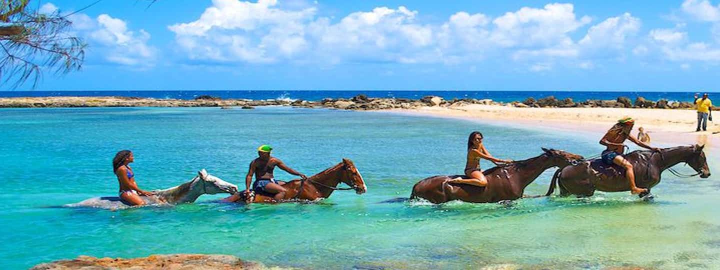 imagem n.4 de Montego Bay: Passeio a cavalo, tubing e Dunn's River Falls atividade em Ocho Rios, carregada pelo fornecedor