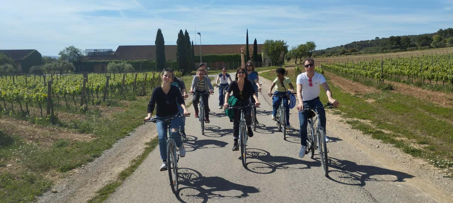 billede nr.4 af aktiviteten Fra Sitges: Cykeltur med vingårdsbesøg og smagning i Vilafranca del Penedès, uploadet af udbyder