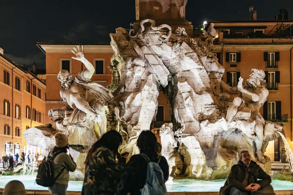 Image N°11 de Rome : visite à pied des sites incontournables de la ville en petit groupe au clair de lune activité à Rome, publiée par le prestataire