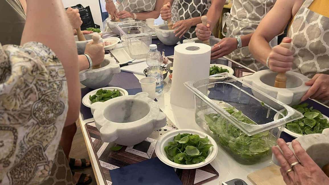 image n.9 of Genoa: Pesto al Mortaio Masterclass with Tasting and Wine activity in Genoa, uploaded by supplier