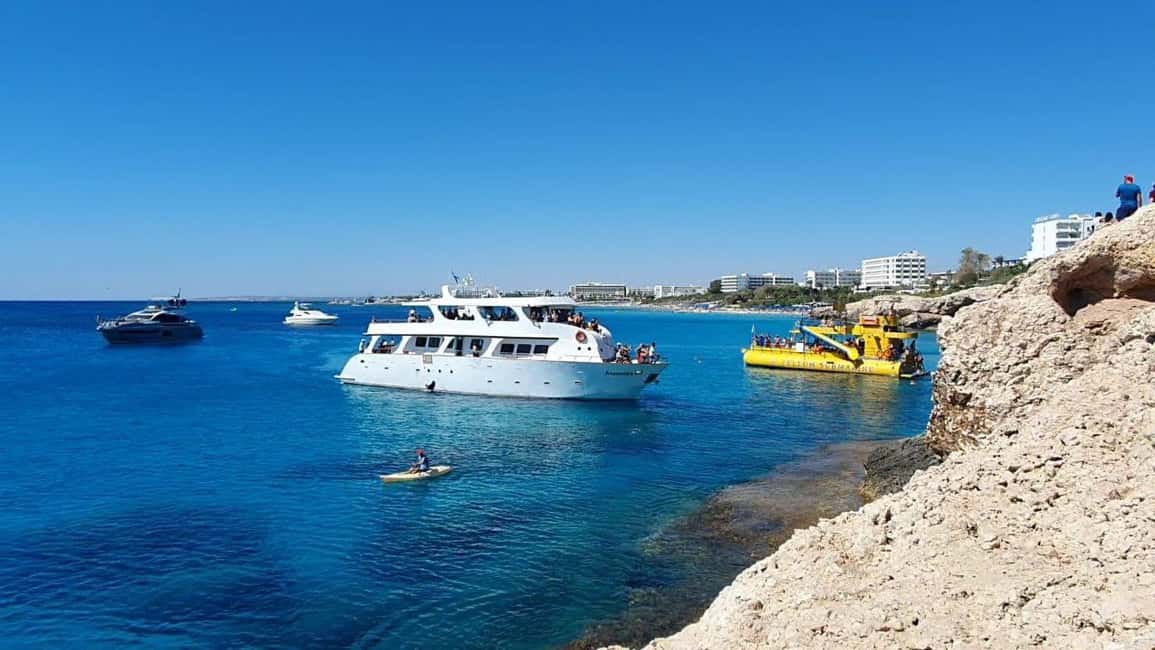 image n.3 of Protaras: Luxury Sunset Yacht Trip with Slide, BBQ & 1 Drink activity in Nicosia District, uploaded by supplier