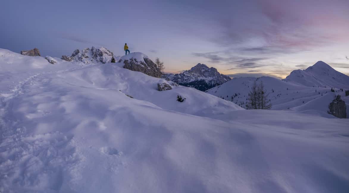 billede nr.4 af aktiviteten En dags vandring med snesko for at opdage Dolomitterne i Mareson, uploadet af udbyder
