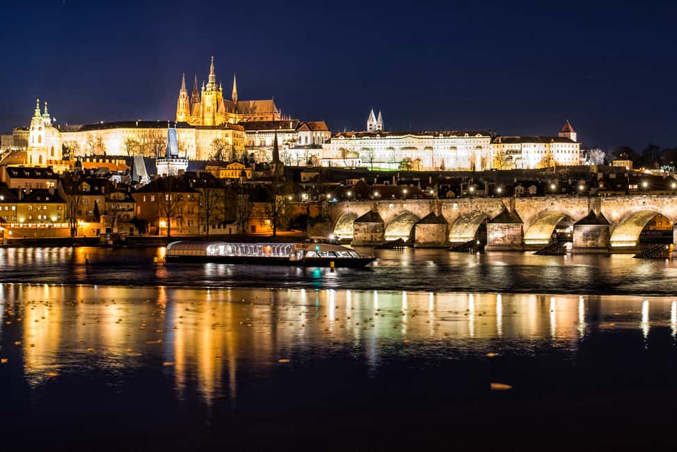 image n.7 of Prague: Vltava River Night Cruise with Buffet activity in Czech Republic, uploaded by supplier