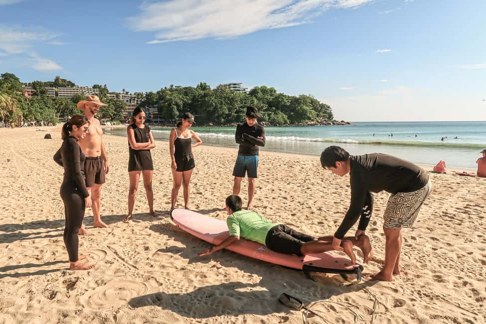 billede nr.4 af aktiviteten Phuket: Surf-lektion for begyndere i Kata Beach i Thailandbugten, uploadet af udbyder