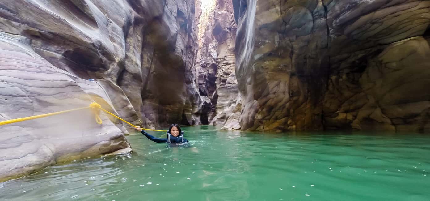 afbeelding n.1 van Vanuit Amman: Wadi Mujib Rivier Canyon Wandeling & Privé Dagtocht activiteit in Kerak, geüpload door aanbieder