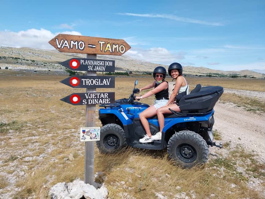 Image N°4 de Depuis Split : Aventure en quad dans le parc naturel de Dinara avec baignade activité à Split, publiée par le prestataire
