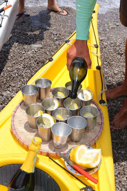image n.4 of Amalfi: Kayak-Snorkel to Pandora Cave, Hidden Beach & Drinks activity in Ravello, uploaded by supplier