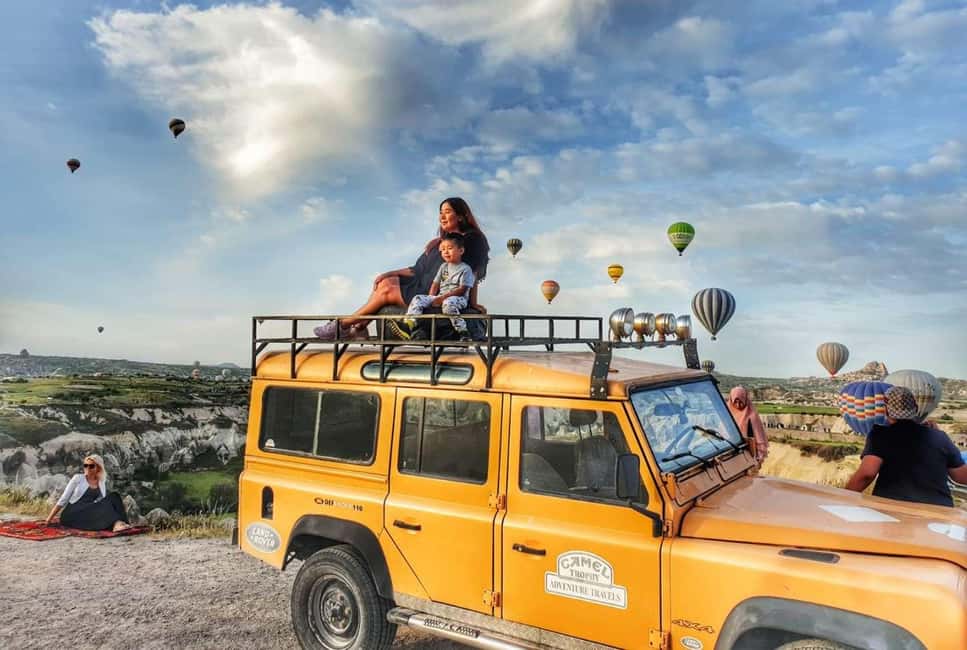imagem n.6 de De Göreme/Ürgüp: Safari de jipe na Capadócia ao nascer ou pôr do sol atividade em Avanos, carregada pelo fornecedor