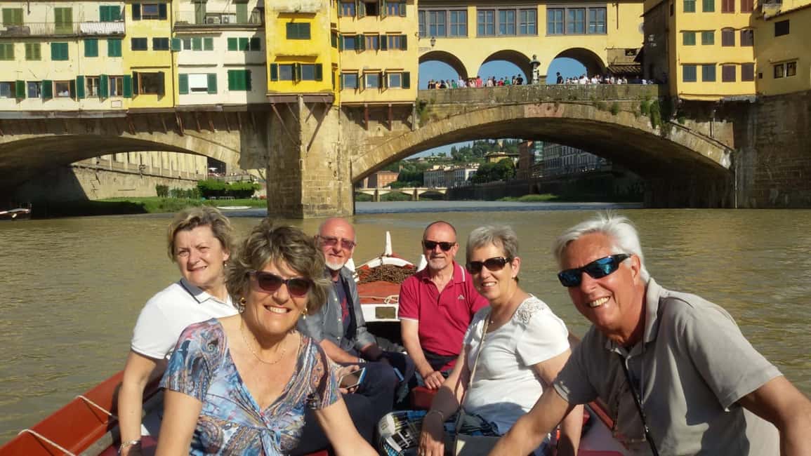 image n.2 of Florence: Guided Gondola Boat Tour with a Glass of Wine activity in Florence, uploaded by supplier