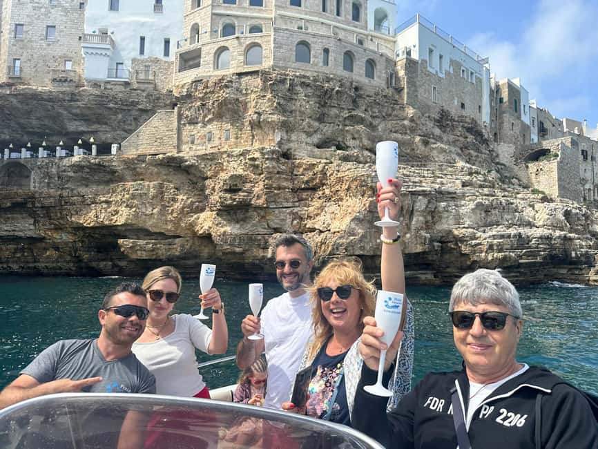 image n.2 of Polignano a Mare: Private Coastal Cruise with Prosecco activity in Polignano a Mare, uploaded by supplier