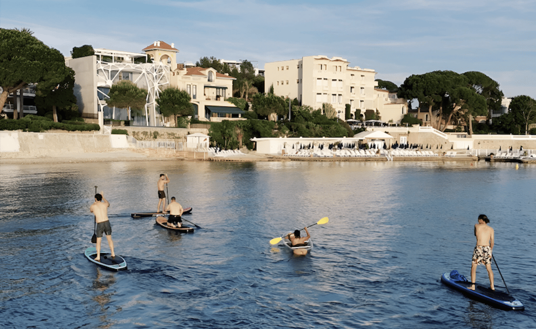 afbeelding n.4 van Transparante Stand Up Paddle Verhuur (tweezitter) activiteit in Antibes, geüpload door aanbieder