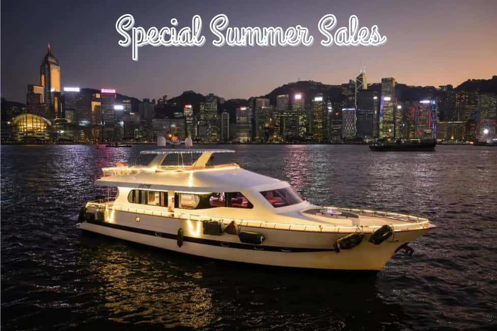 image n.1 of Hong Kong: Victoria Harbour Evening Cruise with Drinks activity in Hong Kong, uploaded by supplier