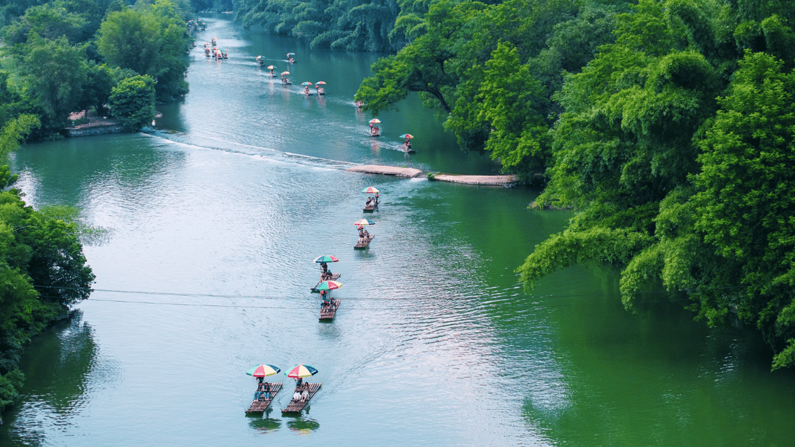 Bild Nr. 2 von Yangshuo: Yulong Fluss Bambus-Rafting Erlebnis Aktivität in Guilin, hochgeladen vom Anbieter