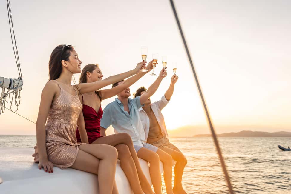 image n.5 of Heraklion: Sunset Catamaran to Dia with Prosecco & Snacks activity in Heraklion, uploaded by supplier