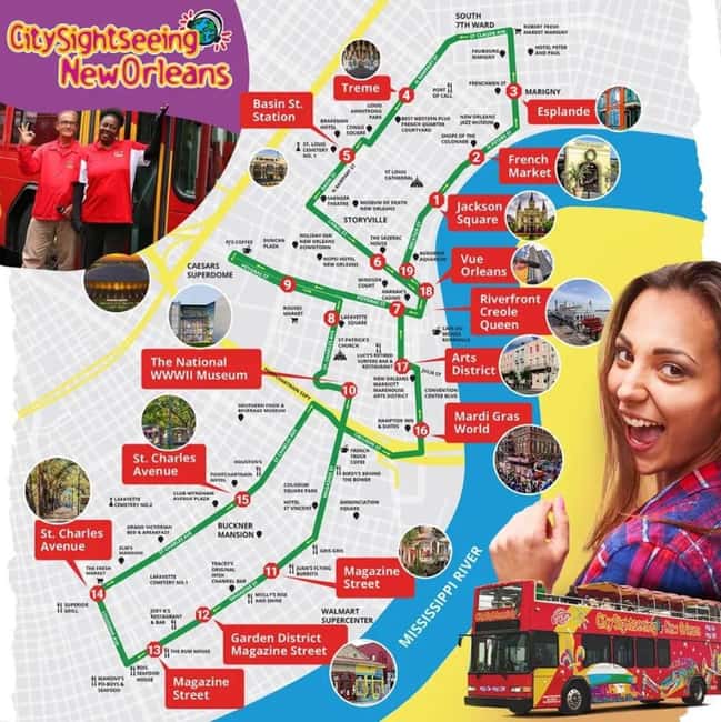 Immagine nº 23 di Tour panoramico della città di New Orleans in autobus HOHO ed extra prenotabili attività a New Orleans, caricata dal fornitore