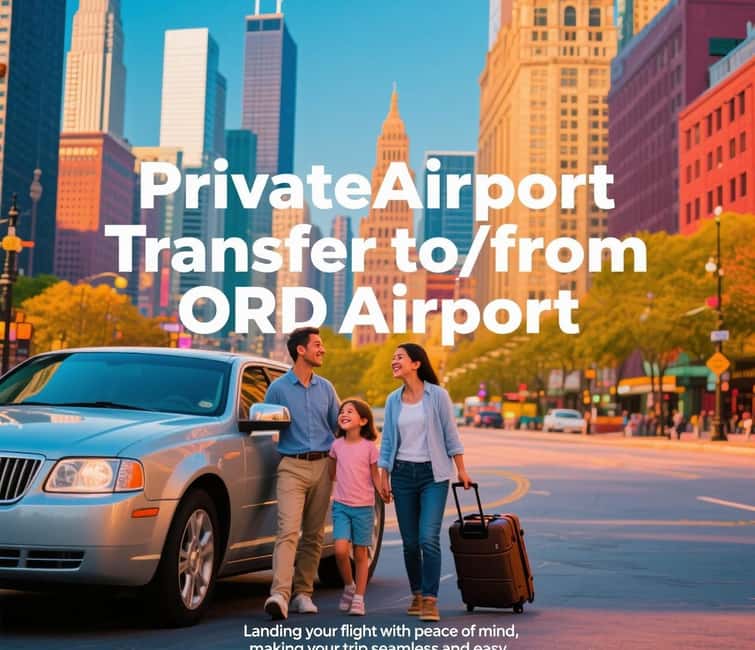 изображение номер 1 мероприятия Чикаго: частный трансфер из/в аэропорт ORD в городе Чикаго, загруженное организатором