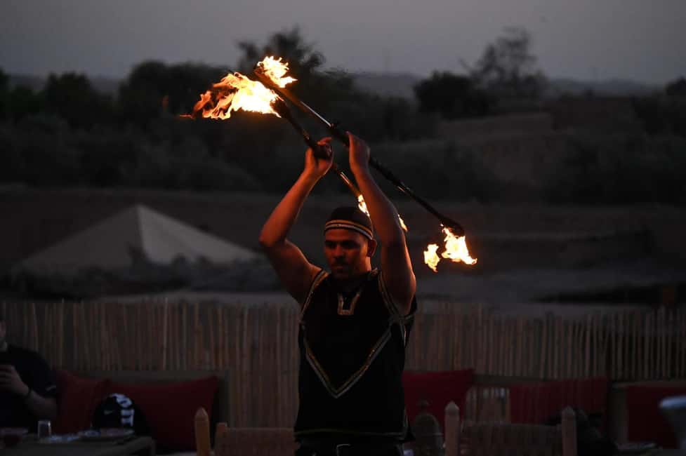 imaginea n.3 a activității Marrakech: Cină și spectacol în deșertul Agafay cu quad bike și cămilă în Marrakesh, încărcată de organizator