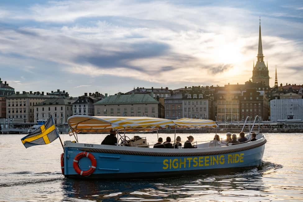 bild nr.7 av Stockholm: Guidad sightseeingtur med öppen elbåt aktivitet i Stockholm, uppladdad av arrangören