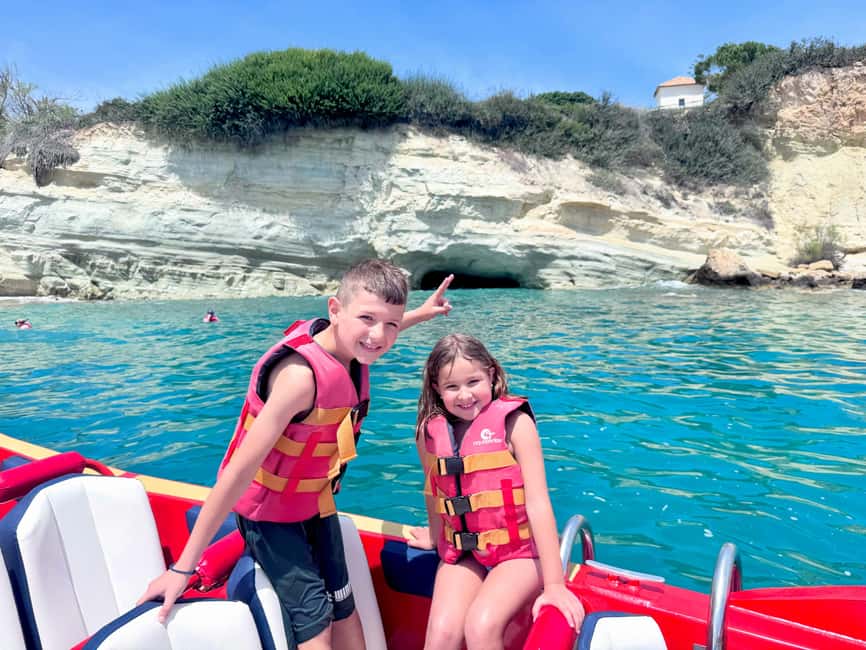 Obraz nr 8 z atrakcji Hersonissos: Rejs łodzią odrzutową z nurkowaniem w Limin Chersonisu, przesłany przez organizatora