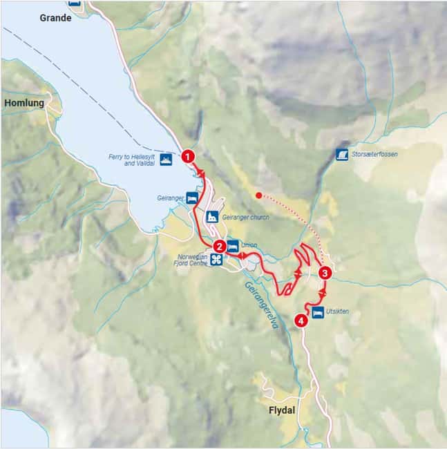 Bild Nr. 10 von Geiranger: Stadtbesichtigung Hop-On/Hop-Off-Bustour Aktivität in Geiranger, hochgeladen vom Anbieter
