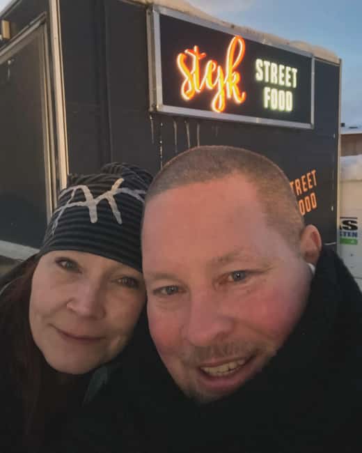 Bild Nr. 11 von Kiruna: Nordlicht-Tour mit Stejk Street Food Dinner Aktivität in Norrbotten, hochgeladen vom Anbieter