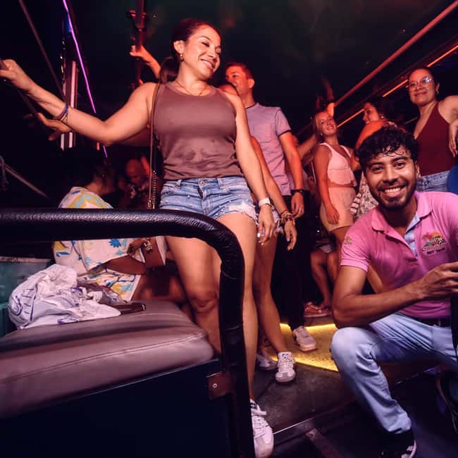 image n.4 of Cartagena: Funny PartyBus with dance floor and good music! activity in Cartagena, uploaded by supplier