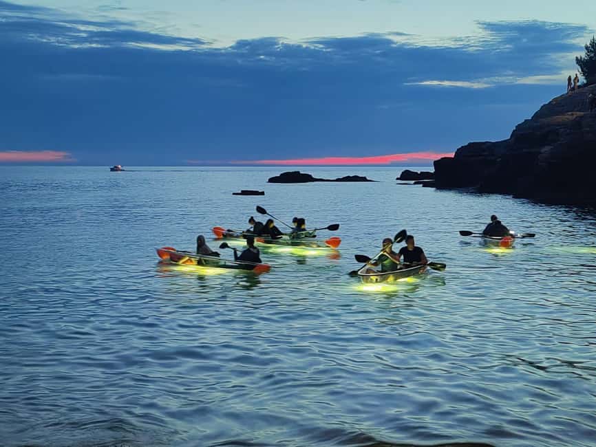 billede nr.3 af aktiviteten Pula: Grotte solnedgang/aftentur i gennemsigtig kajak i Pula, uploadet af udbyder