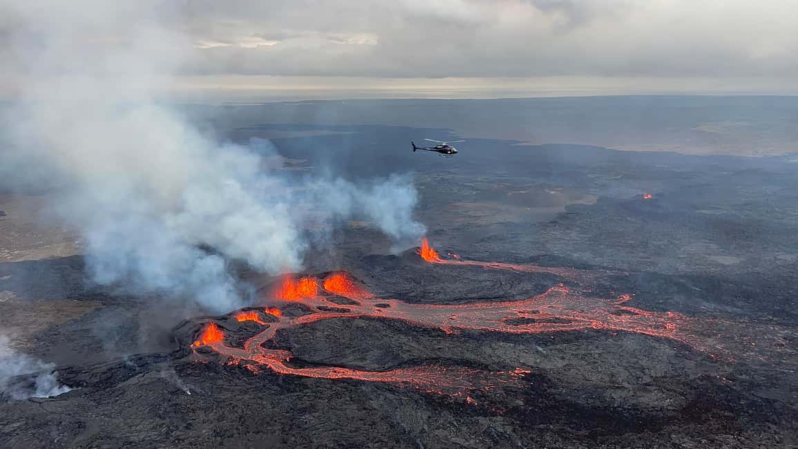 Image N°12 de Depuis Reykjavik : Excursion en hélicoptère dans la Nouvelle Région Volcanique activité à Reykjavík, publiée par le prestataire