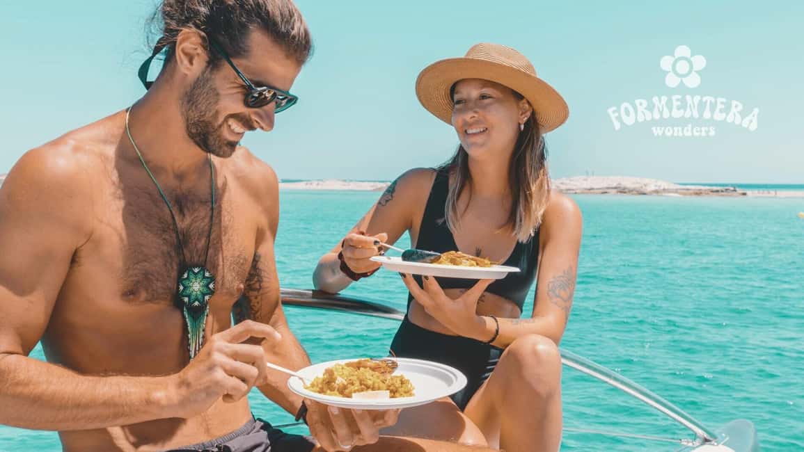 Bild Nr. 15 von Ibiza: Formentera-Kreuzfahrt mit Mahlzeiten, offener Bar, Sonnenuntergang und DJ Aktivität in Balearen, hochgeladen vom Anbieter