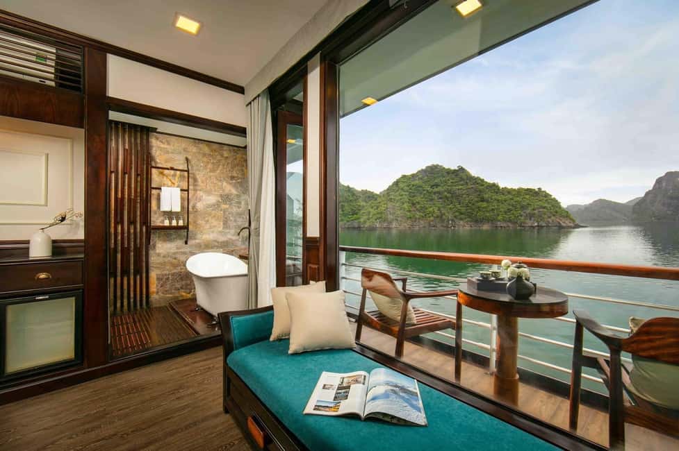 image n.75 of 2-Day: Halong Lan Ha Bay 5 Stars Cruises w/Balcony & Bathtub activity in Ha Long, uploaded by supplier