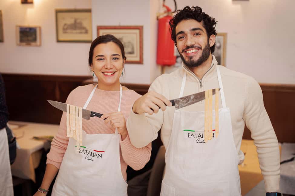 Image N°5 de Rome : Cours de cuisine de pâtes fettuccine dans le centre ville de Rome activité à Rome, publiée par le prestataire