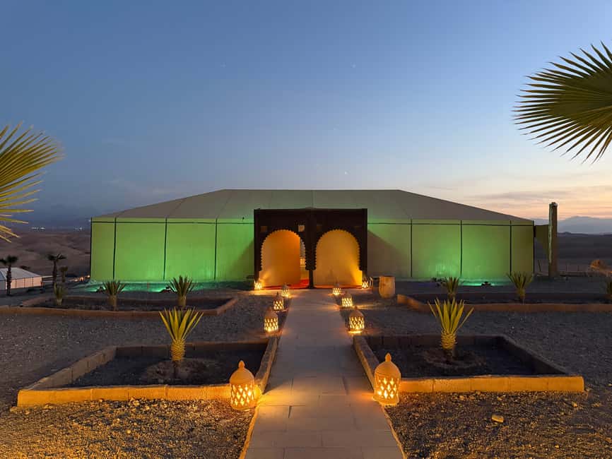 imagen n.º 24 de Marrakech: Retiro en el desierto de Agafay, tienda, cena, espectáculo y piscina actividad en Marrakech-Safí, subida por el proveedor