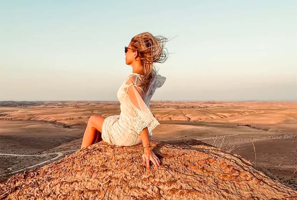 Immagine nº 5 di Fuga nel deserto di Agafay: Cena al tramonto e giro in quad/cammello attività a Marrakech, caricata dal fornitore