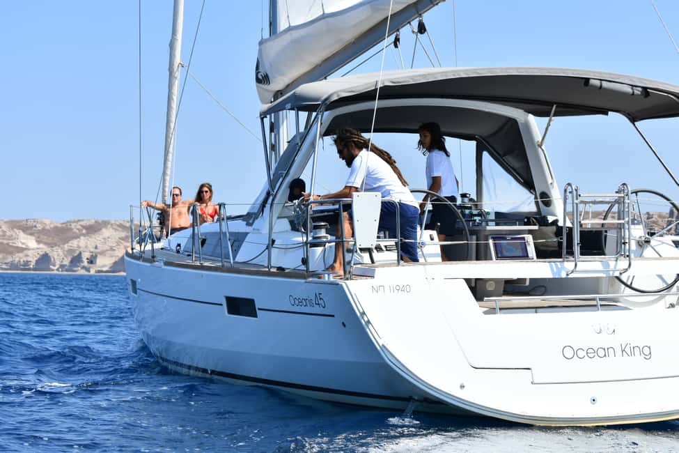 image n.10 of Santorini: Private Caldera Sailing Trip with Open Bar & Meal activity in Cyclades, uploaded by supplier