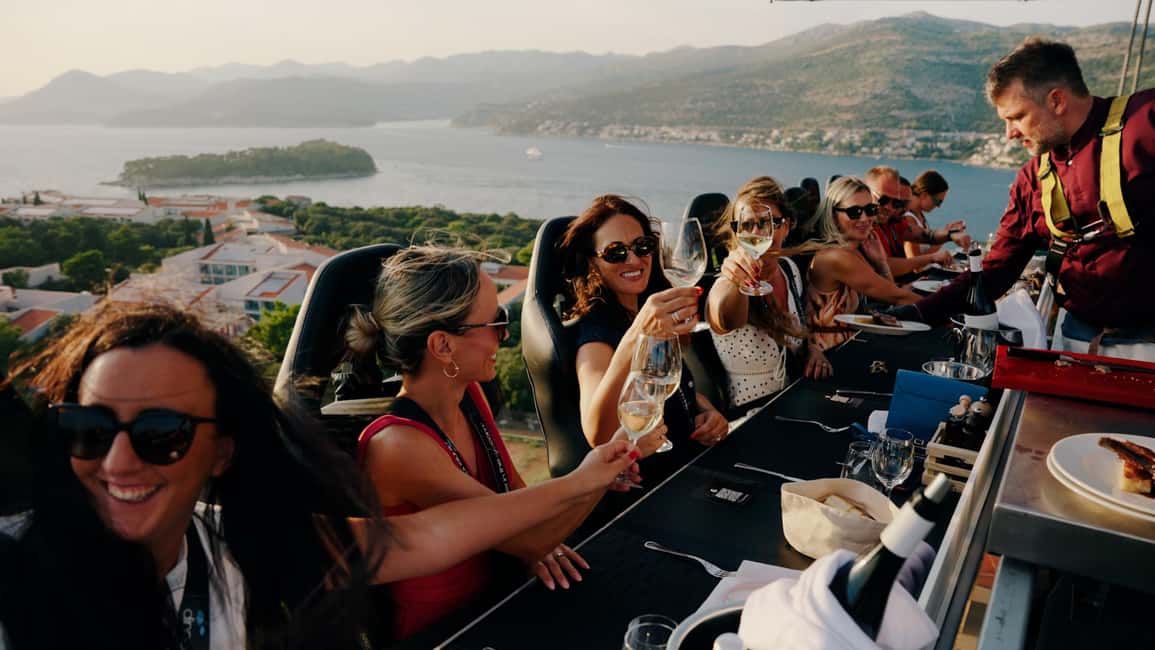 image n.11 of Dinner in the Sky Dubrovnik activity in Dubrovnik, uploaded by supplier
