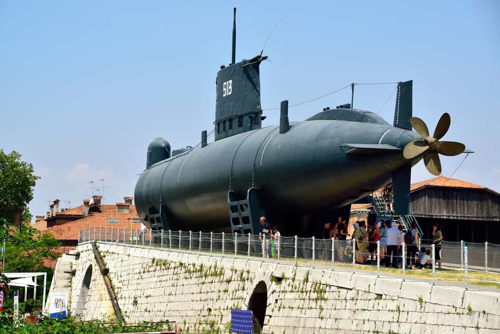 image n.1 of Venice, Submarine Enrico Dandolo and Naval History Museum activity in Venice, uploaded by supplier