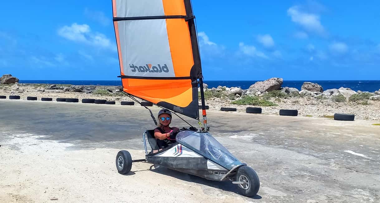 afbeelding n.6 van Blokart Landsailing aan de kust van Caribisch Bonaire activiteit in Kralendijk, geüpload door aanbieder