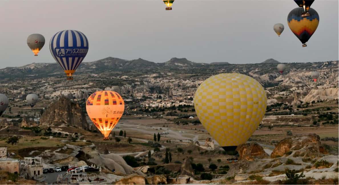 Image N°22 de Cappadoce : Vol en montgolfière à Goreme au-dessus des Fairychimneys activité à Göreme, publiée par le prestataire