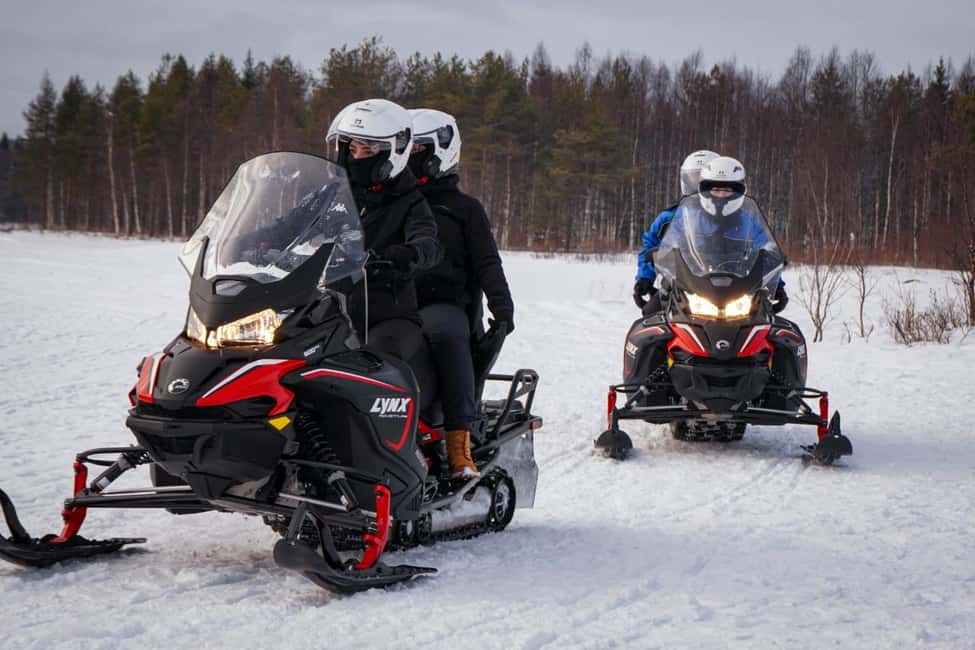 bild nr.10 av Rovaniemi: Guidad snöskotersafari i vildmarken och grillning aktivitet i Rovaniemi, uppladdad av arrangören