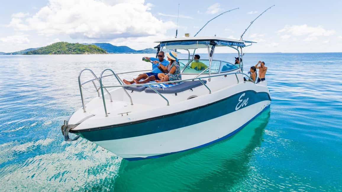 image n.8 of Luxury Private Boat Charter Praslin, Seychelles with BBQ. activity in Praslin Island, uploaded by supplier