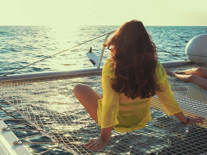 image n.12 of Mykonos: Catamaran Cruise with Lunch, Drinks and Transfer activity in Cyclades, uploaded by supplier