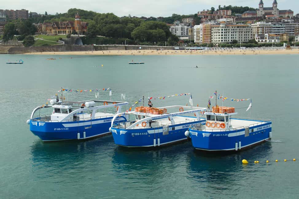 image n.2 of San Sebastian: Boat Tour with Stop at Santa Clara activity in San Sebastián, uploaded by supplier